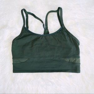 Athleta Military Green Sports Bra